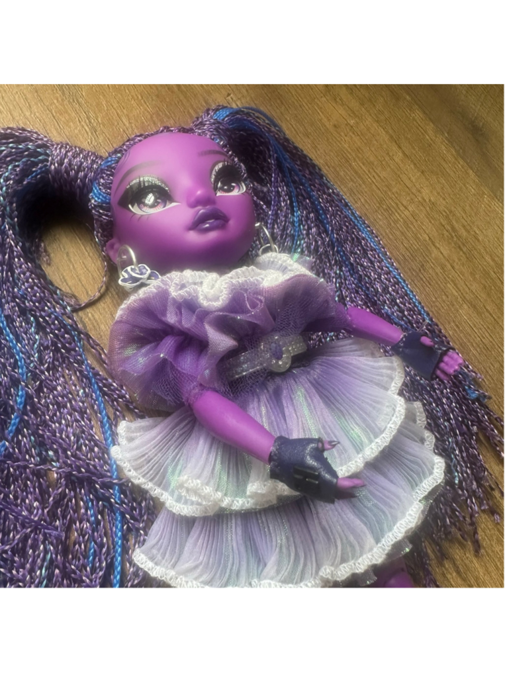 Shadow High Monique Verbena Doll Purple Braids Rainbow High MGA Fashion Doll - Picture 6 of 8